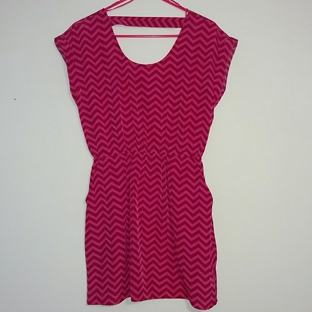Magenta sun dress